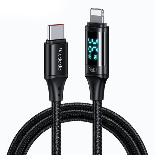 Kabel USB-C - Lightning MCDODO CA-1030 36W 1.2 m Czarny