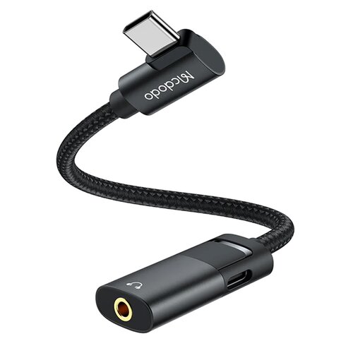 Adapter USB Typ-C - Jack 3.5 mm MCDODO CA-1880 Czarny