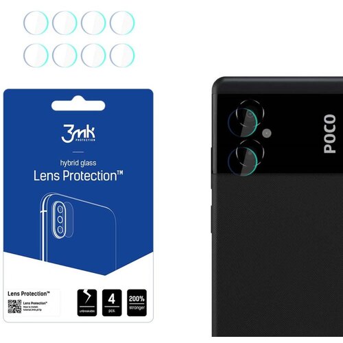Szkło hybrydowe na obiektyw 3MK Lens Protection do Xiaomi Poco M4 5G