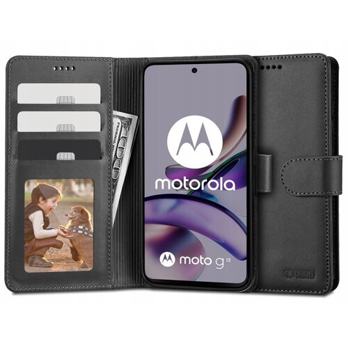 Etui TECH-PROTECT Wallet do Motorola Moto G13/G23/G53 5G Czarny