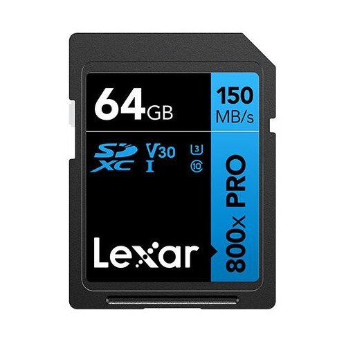 Karta pamięci LEXAR 800X Pro SDXC 64GB