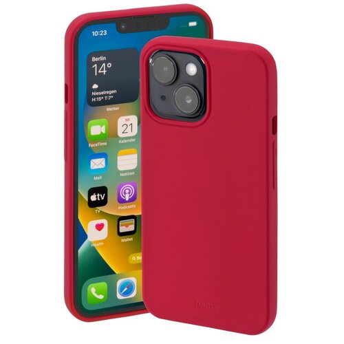 Etui HAMA Finest Feel do Apple iPhone 14 Plus Czerwony