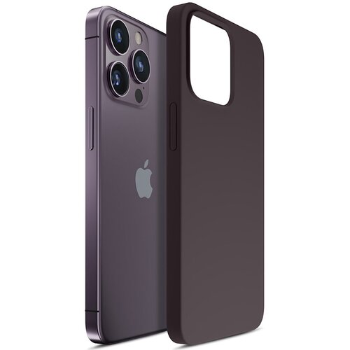 Etui 3MK Hardy Silicone MagCase do Apple iPhone 14 Pro Max Fioletowy