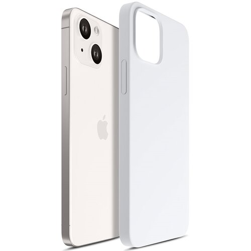 Etui 3MK Hardy Silicone MagCase do Apple iPhone 13 Biały