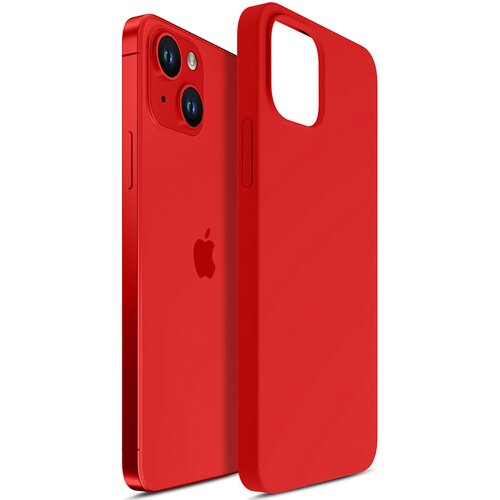 Etui 3MK Hardy Silicone MagCase do Apple iPhone 13 Czerwony