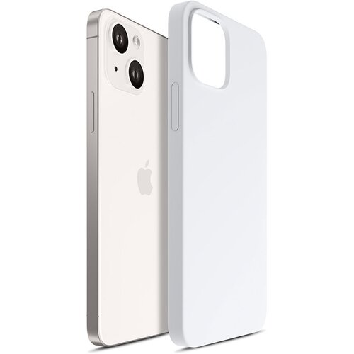 Etui 3MK Hardy Silicone MagCase do Apple iPhone 14 Plus Biały