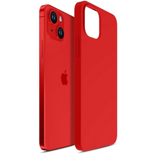 Etui 3MK Hardy Silicone MagCase do Apple iPhone 14 Czerwony