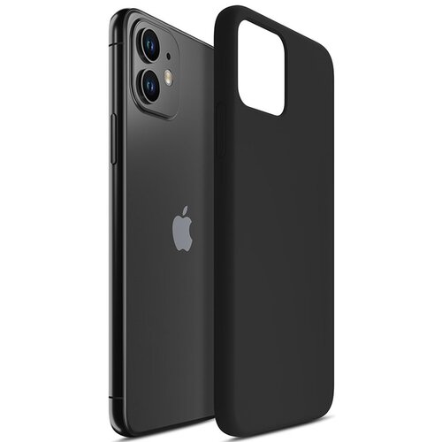 Etui 3MK Silicone Case do Apple iPhone 11 Czarny
