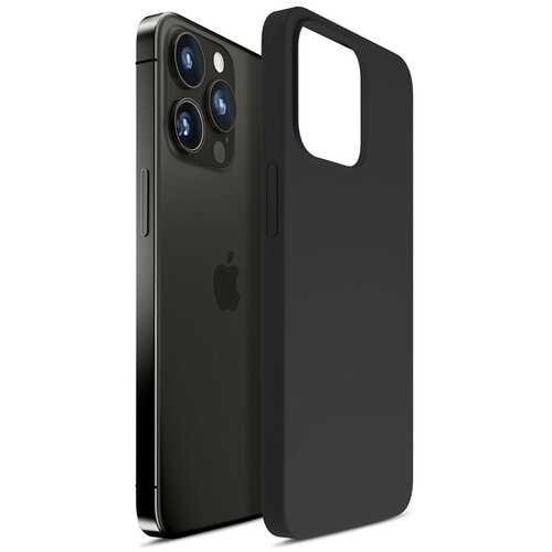 Etui 3MK Hardy Silicone MagCase do Apple iPhone 14 Pro Max Grafitowy