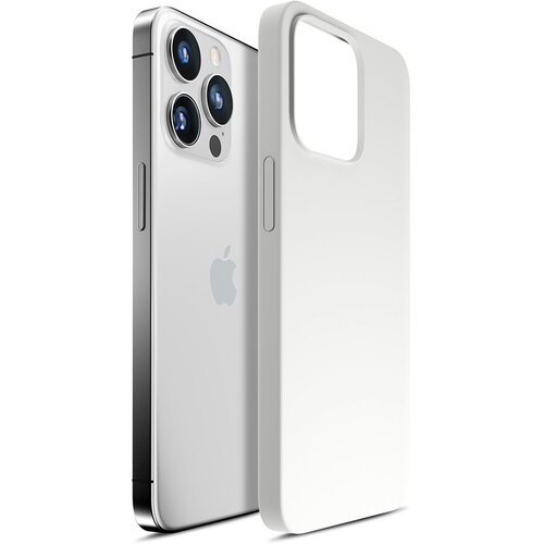 Etui 3MK Hardy Silicone MagCase do Apple iPhone 14 Pro Biały