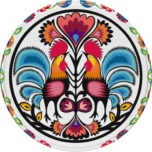 Zakrętka BROWIN 136411 Folk 6.6 cm (10 sztuk)