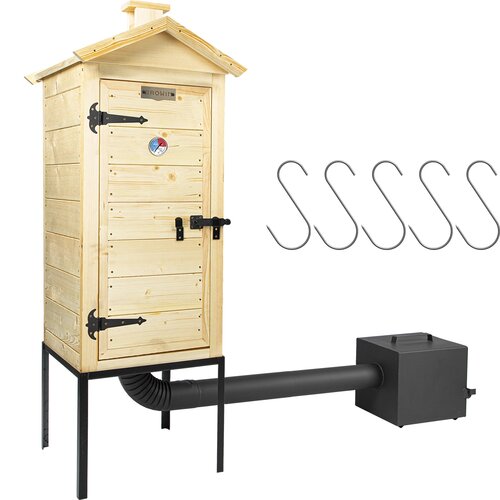 Wędzarnia BROWIN 330338 z termometrem 50 x 50 x 160 cm Drewniana