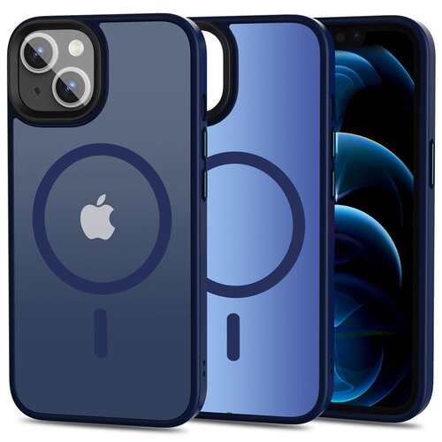 Etui TECH-PROTECT MagMat MagSafe do Apple iPhone 13 Granatowy