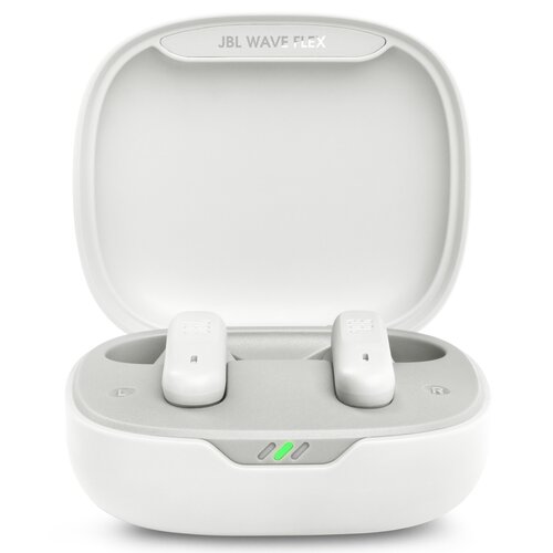 Słuchawki douszne JBL Wave Flex Wodoodporne Biały
