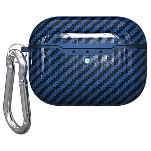 Etui na słuchawki BELINE Carbon do Apple AirPods 3 Niebieski