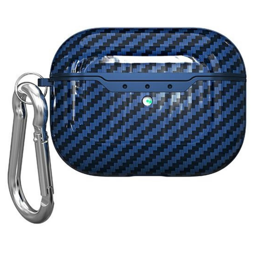 Etui na słuchawki BELINE Carbon do Apple AirPods Pro Niebieski