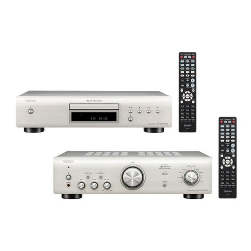 ZESTAW STEREO DENON PMA-600NE (SREBRNY) + ODTWARZACZ CD DENON DCD-600NE (SREBRNY)