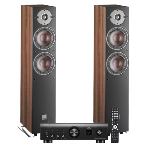 ZESTAW STEREO DENON PMA-900HNE (CZARNY) + KOLUMNY GŁOŚNIKOWE DALI OBERON 5 (CIEMNY ORZECH)
