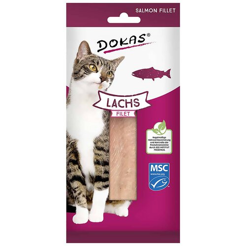 Przysmak dla kota DOKAS Filet z Łososia 22 g