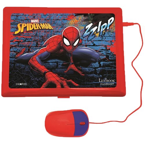 Zabawka laptop edukacyjny LEXIBOOK Spider Man 124 aktywności JC598SPI17