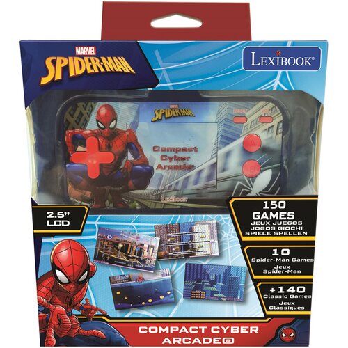 Zabawka konsola przenośna LEXIBOOK Spider Man Compact Cyber Arcade JL2367SP