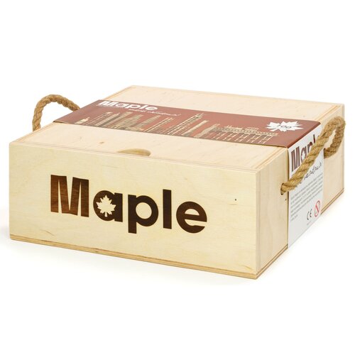 Klocki drewniane MAPLE Skrzynia SK100