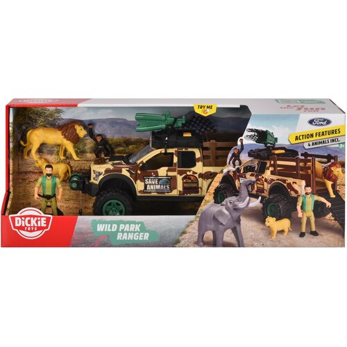 Samochód DICKIE TOYS Playlife Zestaw strażnika zwierząt 203837016