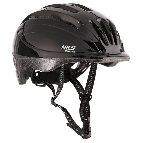 Kask rowerowy NILS EXTREME MTV62J Czarny dla Dzieci (rozmiar M)