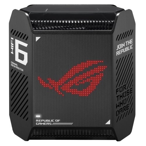 Router ASUS ROG Rapture GT6 2.4 / 5 GHz (TriBand), Wi-Fi Mesh Czarny