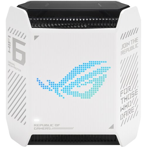 Router ASUS ROG Rapture GT6 2.4 / 5 GHz (TriBand), Wi-Fi Mesh Biały