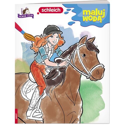 Kolorowanka Schleich Horse Club Maluj wodą MW-8401