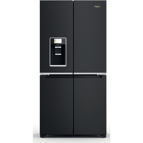 Lodówka WHIRLPOOL WQ9IFO1BX No frost 187.6cm Czarna Podajnik wody Kostkarka