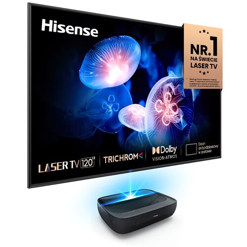 Laser TV HISENSE 120L9HA 120" 4K Dolby Atmos Dolby Vision HDMI 2.1