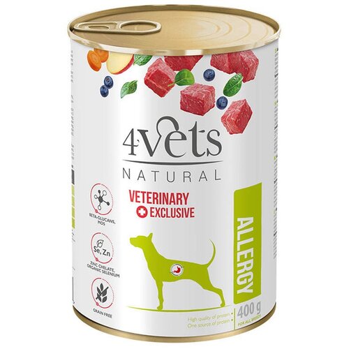Karma dla psa 4VETS NATURAL Allergy Lamb Dog 400 g