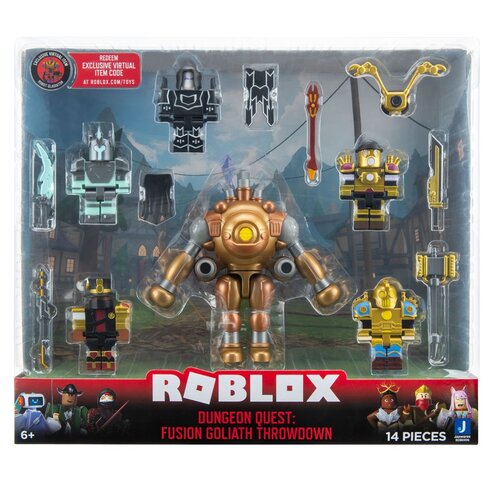 Zestaw figurek JAZWARES Roblox Dungeon Quest: Fusion Goliath Throwdown