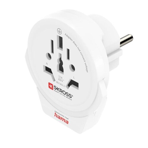 Adapter podróżny HAMA Word Travel USB 223475 (Polska - Świat)