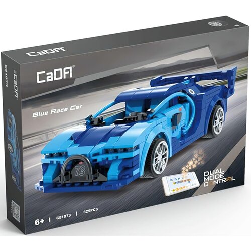 Klocki plastikowe CADA Blue Race Car Zdalne sterowanie C51073W