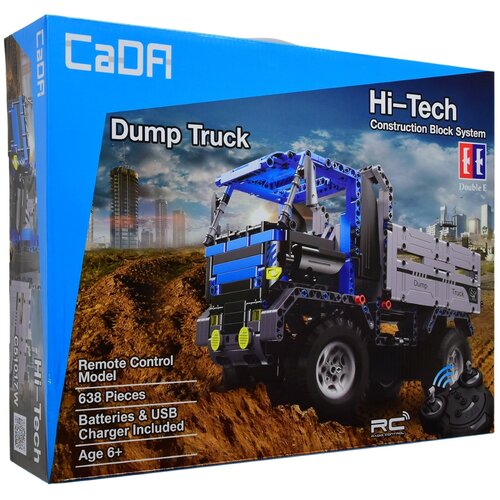 Klocki plastikowe CADA Hi-Tech Zdalnie sterowana ciężarówka Dump Truck C51017W