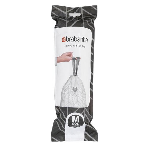 Worki na śmieci BRABANTIA 60L (10 sztuk) Czarny