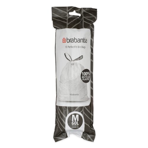 Worki na śmieci BRABANTIA 60L (10 sztuk) Czarny