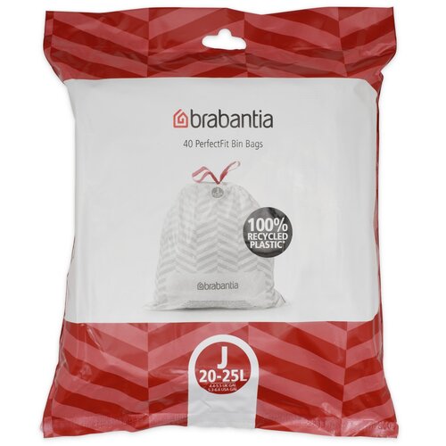 Worki na śmieci BRABANTIA 23L (40 sztuk) Biały ze wzorem