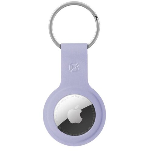 Brelok CRONG Silicone Case Key Ring do Apple AirTag Lawendowy