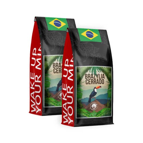 Kawa ziarnista BLUE ORCA COFFEE Brazylia Cerrado 2 x 1 kg