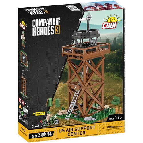Klocki plastikowe COBI Company of Heroes 3 US Air Support Center COBI-3042