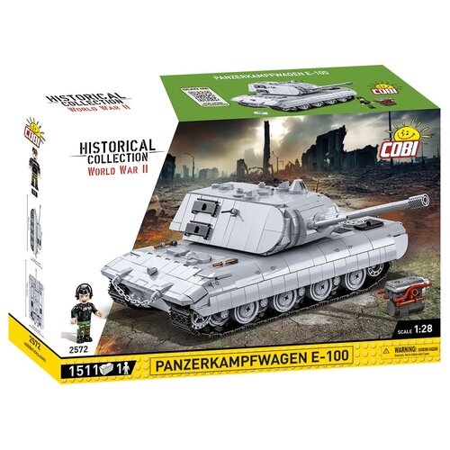 Klocki plastikowe COBI Historical Collection World War II Panzerkampfwagen E-100 COBI-2572