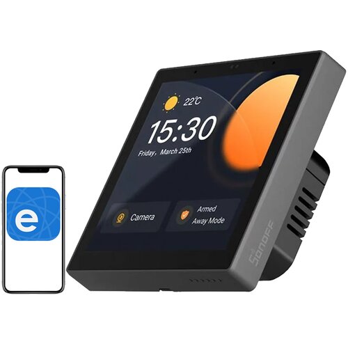 Przełącznik ścienny SONOFF NSPanel Pro Czarny Wi-Fi/ZigBee/Bluetooth