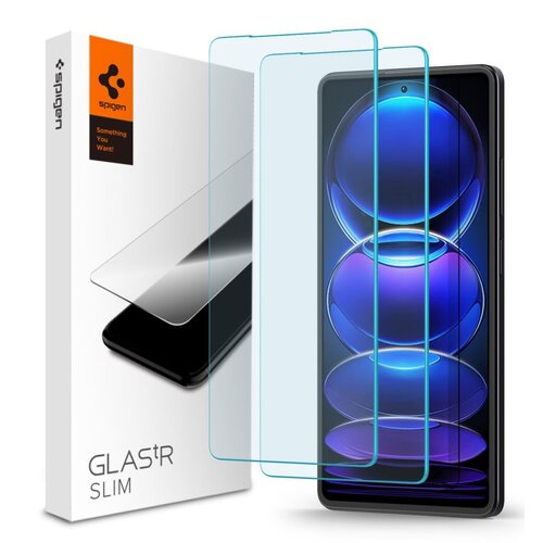 Szkło hartowane SPIGEN Glas.Tr Slim do Xiaomi Redmi Note 12 Pro 5G/12 Pro+ Plus 5G/Poco X5 Pro 5G Przezroczysty