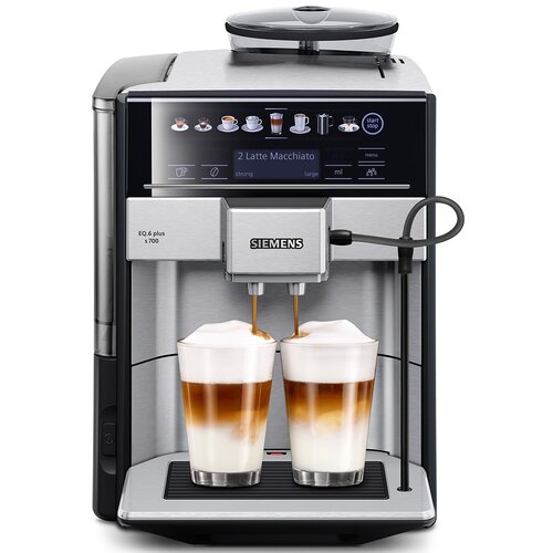 Ekspres SIEMENS EQ.6 Plus S700 TE657313RW + Kawa ziarnista MORNING BIRD Medium 1 kg (Rzemieślnicza)