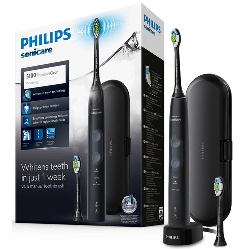 Szczoteczka soniczna PHILIPS Sonicare ProtectiveClean HX6850/47 + Pasta do zębów ORAL-B Professional Sensitivity & Gum Calm Extra 75 ml + Płyn do płukania jamy ustnej ORAL-B Pro-Expert Deep Clean 500 ml + Nić dentystyczna ORAL-B Pro-Expert Clinic Lin