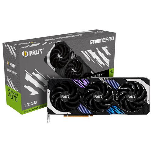 Karta graficzna PALIT GeForce RTX 4070 GamingPro 12GB DLSS 3